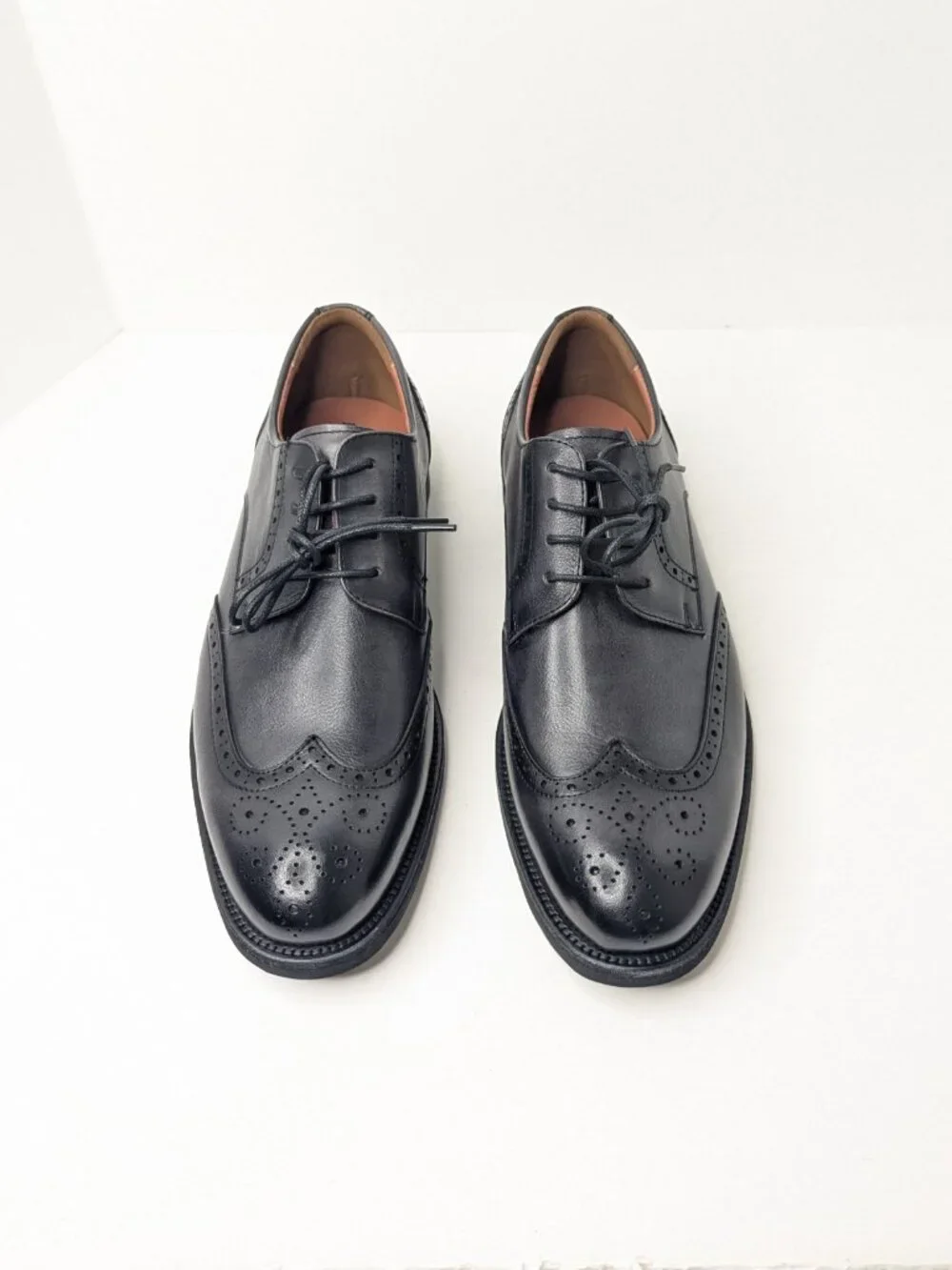 Vintage Foundry Irvwin Oxford Dress Shoes Dark Grey Leather Mens 10